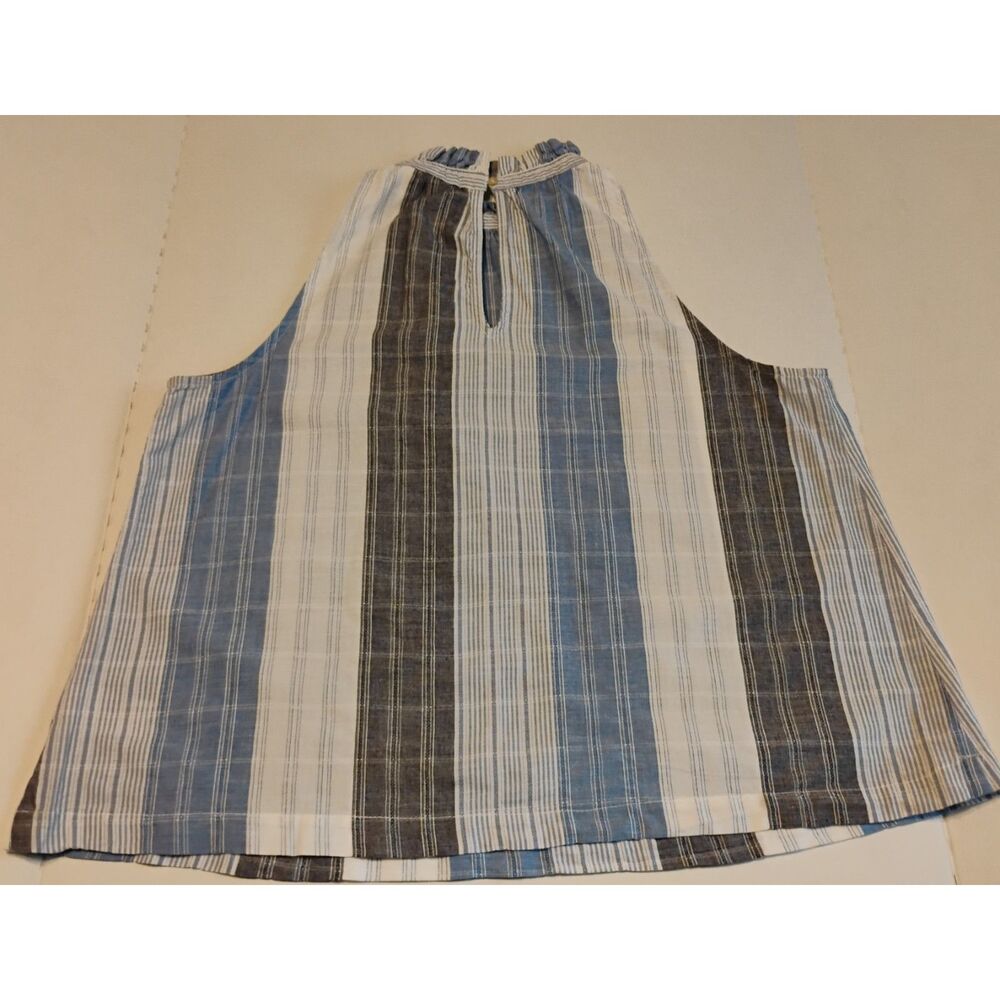 🔥 Universal Thread Ruffle High Neck Tank‎ Top - Size M - Excellent! FAST SHIP! - Picture 2 of 5